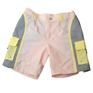 Old Harbor Outfitters‎ Men’s Durable Fishing Cargo Shorts Large Swim Trunks